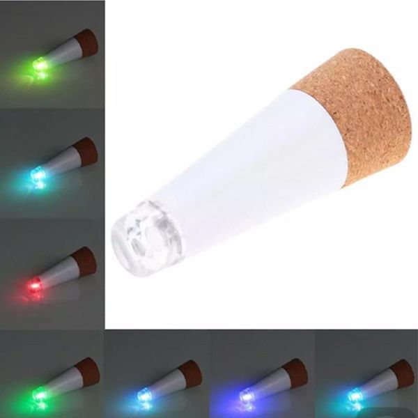 Originalità Lampade Luci per bottiglie ricaricabili USB a forma di sughero Lampada a LED Tappo in sughero Bottiglia di vino Luce notturna Festa Natale Asilo nido