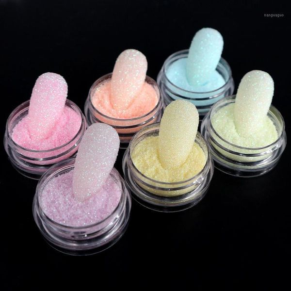 

1box or 6 boxes/set sugar nail glitter powder pigment shiny candy pink color dipping dust art sequins manicure decorations1, Silver;gold