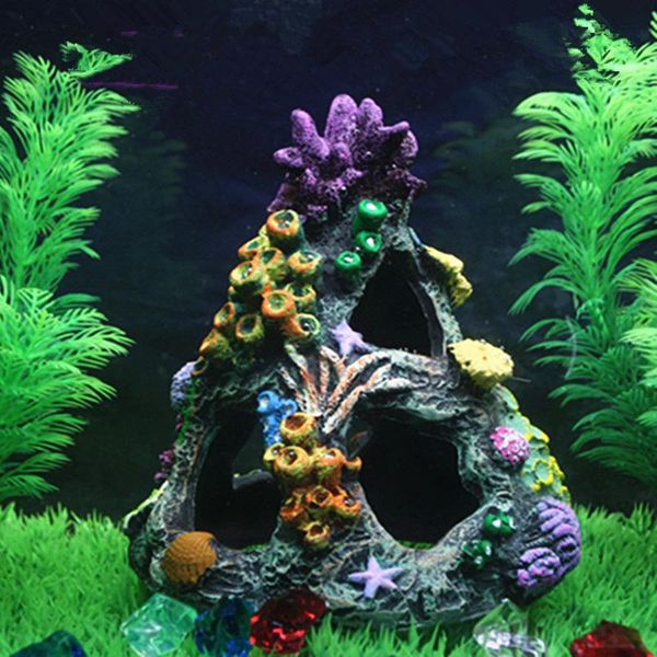 

resin coral aquariums decorations ornaments fish tank aquarium accessories cave landscaping decoration