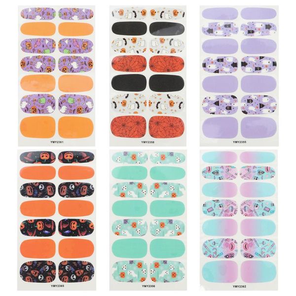 

stickers & decals 84pcs nail art adhesive sticker fingernail manicure decors, Black