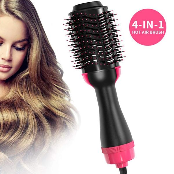 

electric hair brushes 3 in 1 one step dryer volumizer blow air brush straightener curler comb and styler
