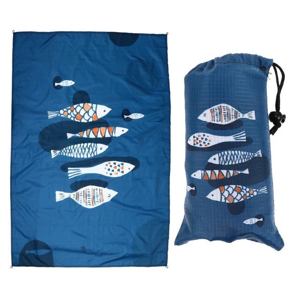 

carpets 1pc durable picnic mat waterproof printing outdoor cushion beach blanket