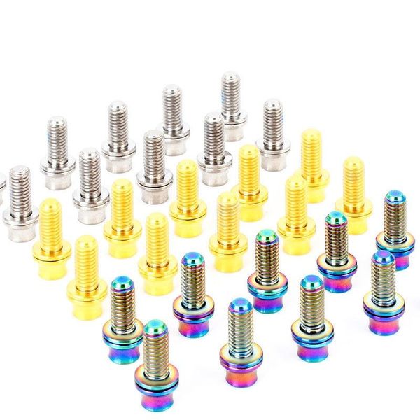 

water bottles & cages giyo bicycle titanium alloy screws m5*12mm iamok mountain bike colour bottle holder fixing screw 1.5g