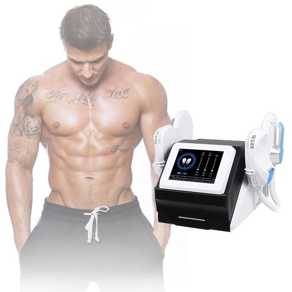 

portable 4 handles body sculpting slim hi-emt machine ems electromagnetic muscle stimulation fat burning hiemt stimulator weight loss machin