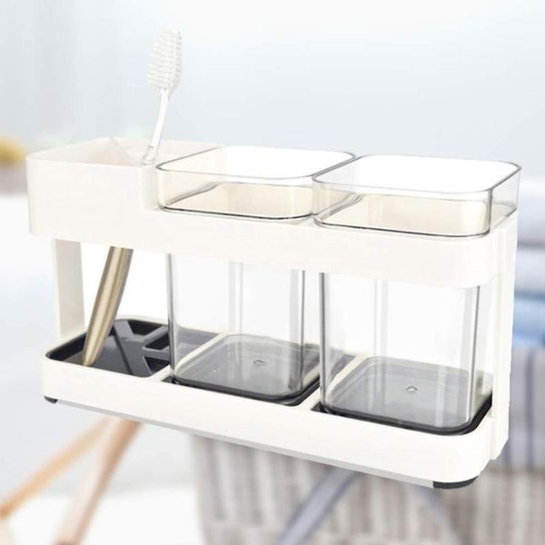 

toothbrush holder set with matching toothpaste cup bath accessory