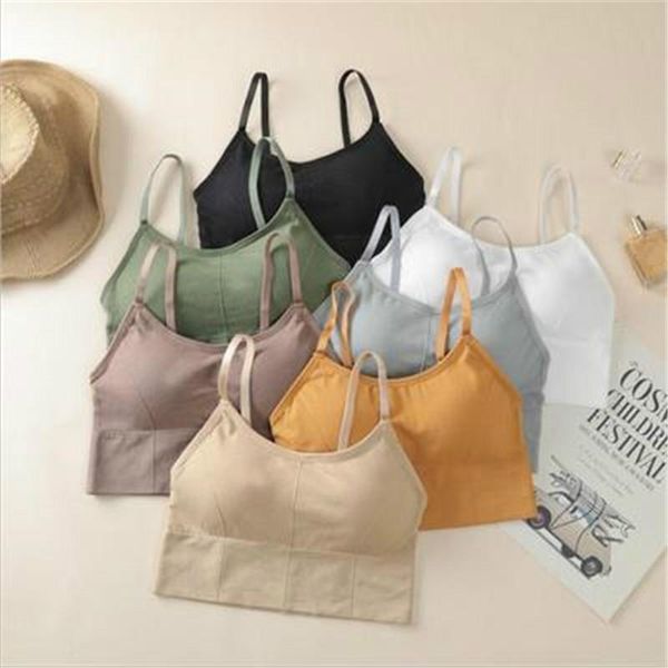 

yoga outfit 1 pc breathable sports bra anti-sweat fitness seamless shockproof crop women push up sport gym workout