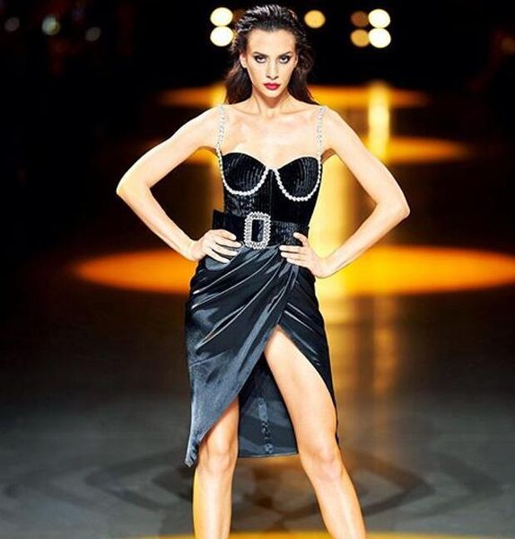 

arrival women designer split velvet black party dress 2021 ladies beading sparkly elegant bodycon vestido casual dresses, Black;gray