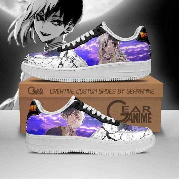 

diy anime shoes stone gen asagiri custom casual running sport walking sneakers lightweight tennis