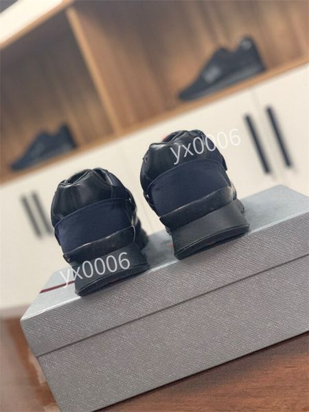 

2022 designer womens 39-46 casual shoes sports leather lace up splicing round head luxury high-end thick bottom fashion non slip mens and wo, Red;white