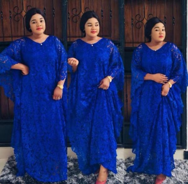 

fashion african women dashiki water-soluble lace loose long dress + inside the skirt two piece size ethnic clothing, Red