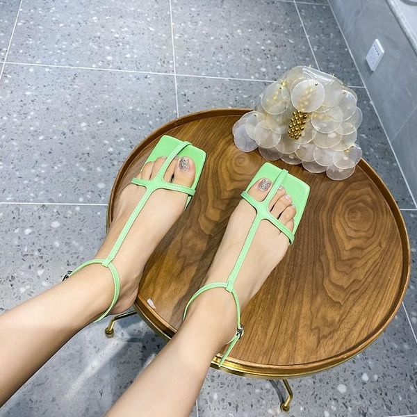 

women sandals summer platform flats open toe shoes comfortable buckle straps roman for girls, Black