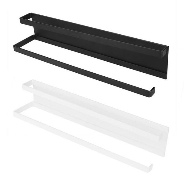 

towel racks magnetic rack punch-shower holder double bath bar for bathroom kitchen