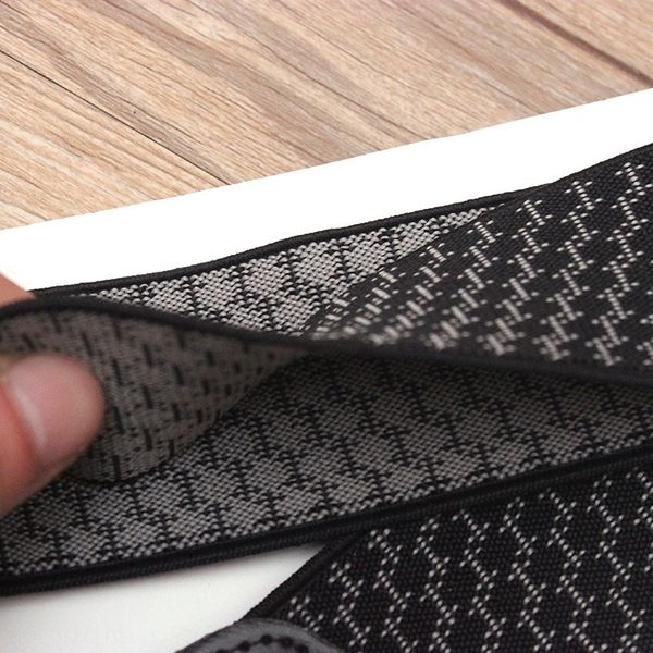 

rvd men's widened suspenders and thickened elastic clip suit trousers men's widened and thickened elastistrap suspender strap, Black;white