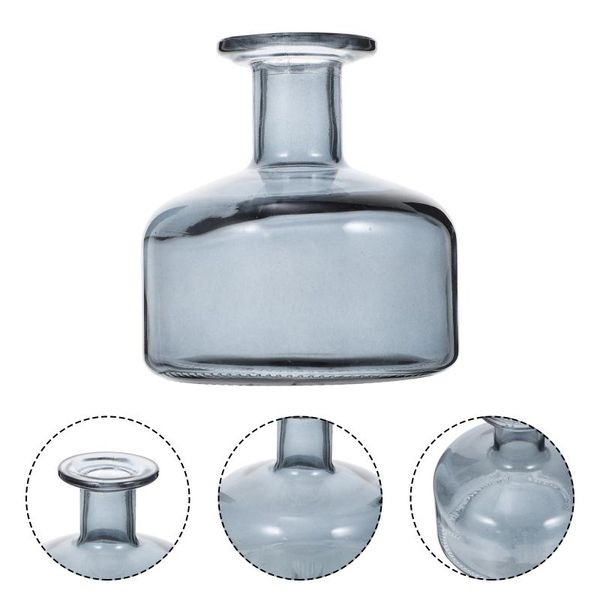 

storage bottles & jars 2pcs glass aroma empty desk(grey blue)