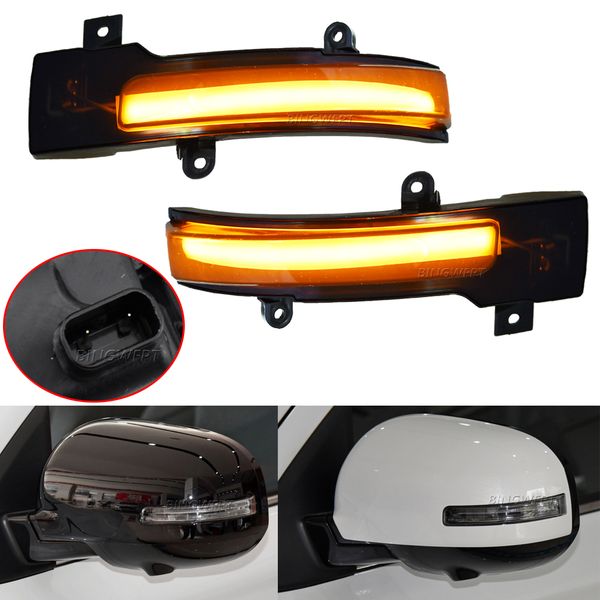 

led flowing turn signal blinker light for mitsubishi outlander sport asx 2013-2020 lancer side mirror indicator flasher