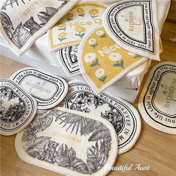

carpets bathroom carpet microfiber bathtub side floor non-slip bath entrance mats toilet pet rugs doormat for shower tapis salle de bain