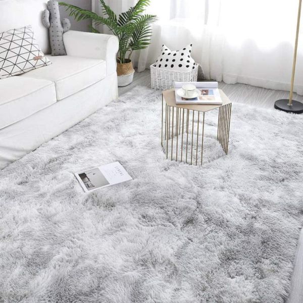 

carpets plush carpet for living room fluffy rug table mat bed nordic style grey pink anti-slip floor
