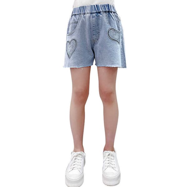 

children's jeans for girls summer casual style clothing 6 8 10 12 14 210528, Black