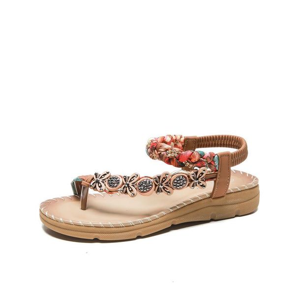 

sandals bohemian fashion in spring 2021, Black