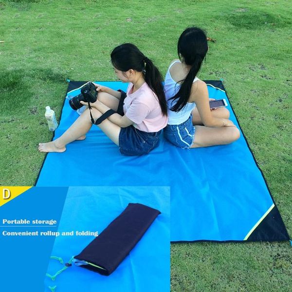 

outdoor pads camping mat ultra-thin folding 140*180cm waterproof and wearable picnic multi-person family parent-child