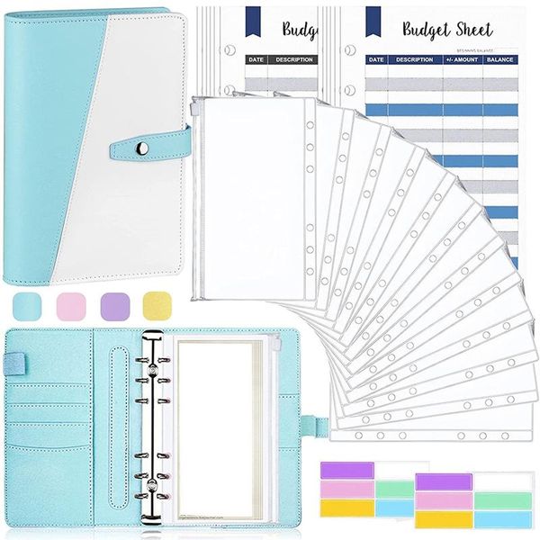 

gift wrap budget binder with cash envelope,budgeting envelope, money manager, saving