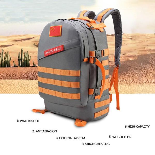 

outdoor bags 55l tactical climbing mountaineering backpack camping trekking bag drop