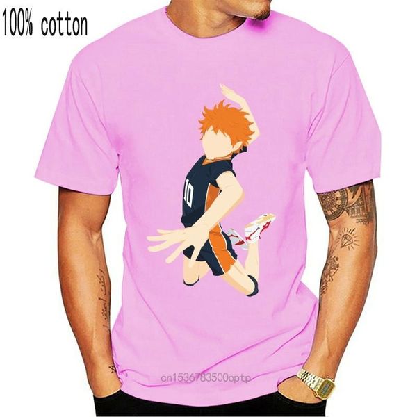 

men's t-shirts haikyuu anime hinata character manga men () t shirt white cotton t-shirt fashion youth, White;black