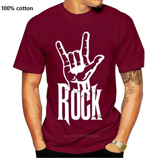 

men's t-shirts rock t s n roll h tee t-shirtprint shirt men, White;black