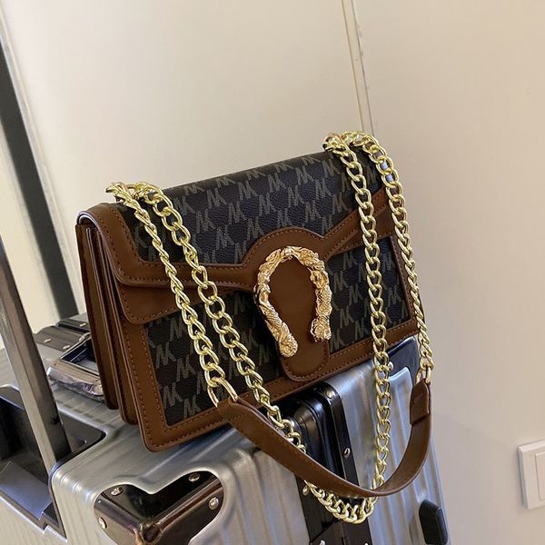 

outlet online 70% off sale hong kong small bag women's versatile 2021 new fashion chain one shoulder messenger soft leather square mobi