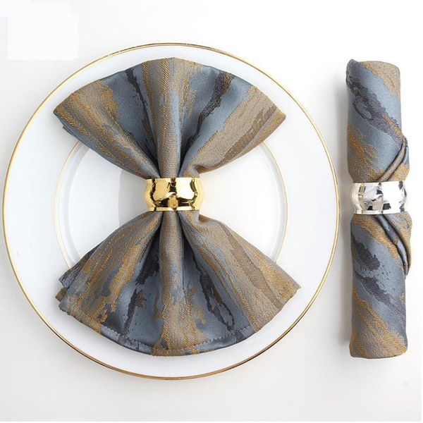 

table napkin 1pcs northern europe jacquard napkins cloth restaurant exquisite placemats home textiles wedding decoration cutlery accessories