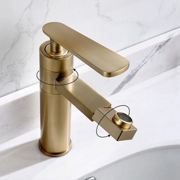 

bathroom sink faucets basin faucet gold brass deck mounted mixer tap and cold water