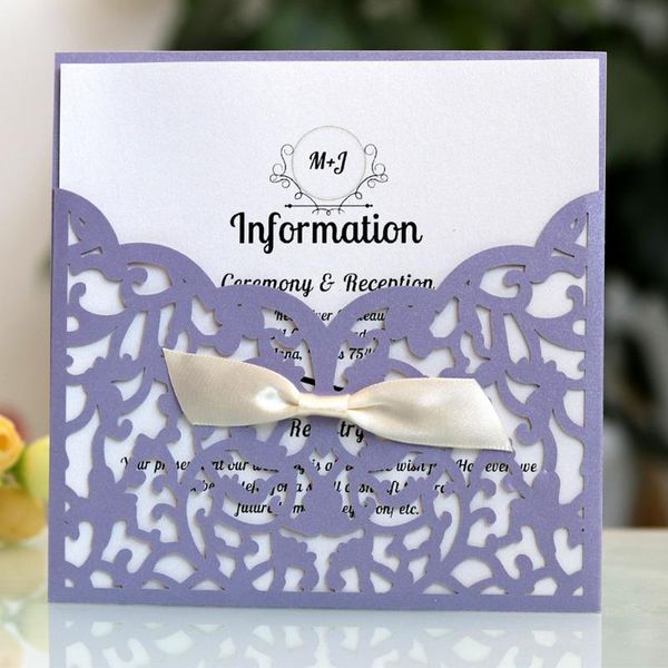 

portable rose flower envelope greeting lace pocket business event invitation card set out delicate party paper wedding cards