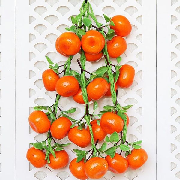 

party decoration simulation artificial fruit orange string for restaurant el home garden decor