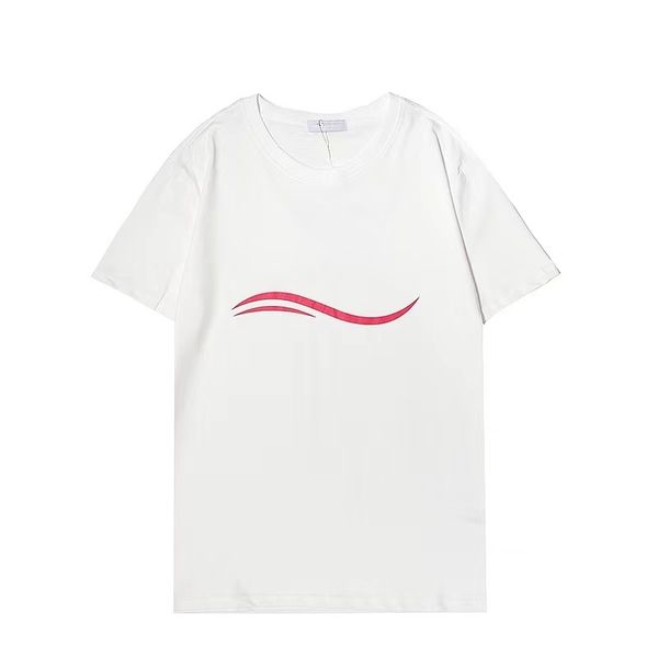 

t shirt brand summer fashion shirt short mens sleeve waves tee men women lovers luxury print t-shirts senior pure cotton size s-2xl, White;black