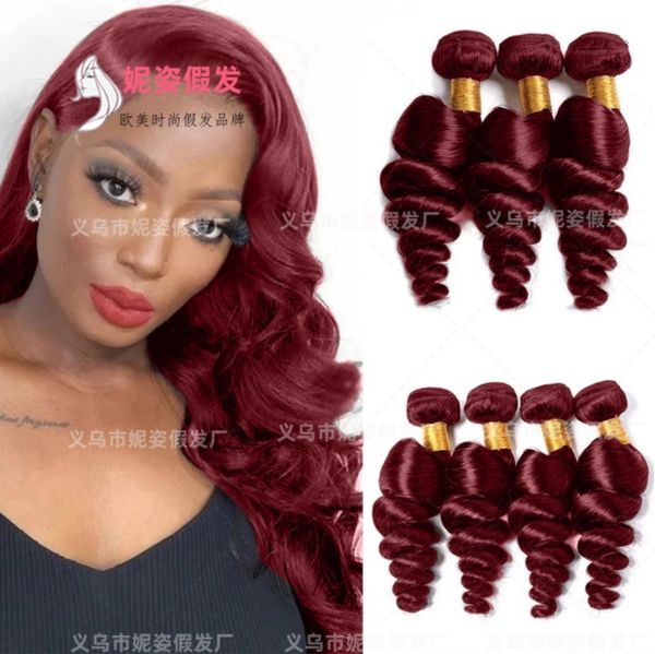 

synthetic wigs curly long hair for women red brand, Black