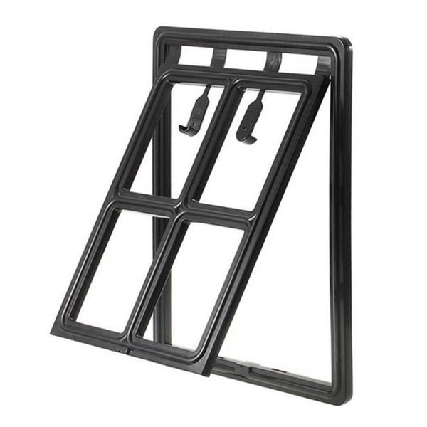 

dog houses & kennels accessories pet cat gates door lockable gate way magnetic flap for screens anti-mosquito supplies