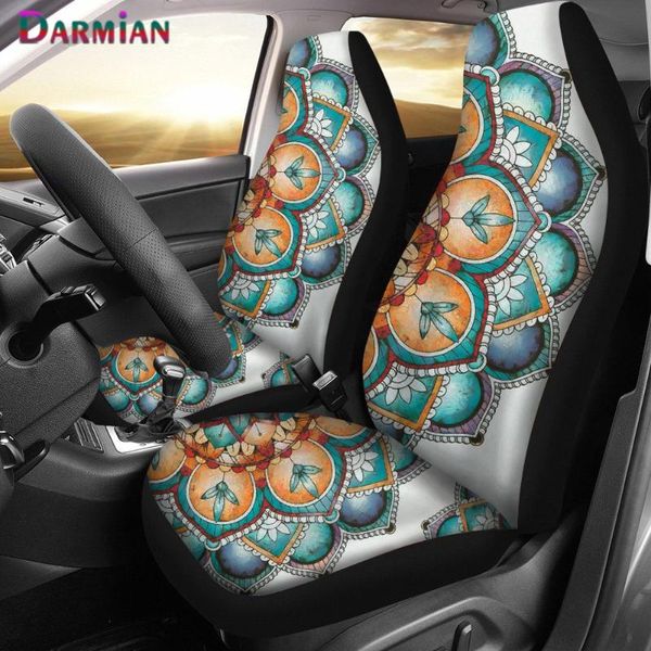 

mandala art design car seat cover auto interior decoration easy install front covers washable chair
