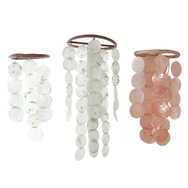 

decorative objects & figurines shell wind chime room decoration nordic hanging windchimes wall pendant home office kids nursery decor jy28 2