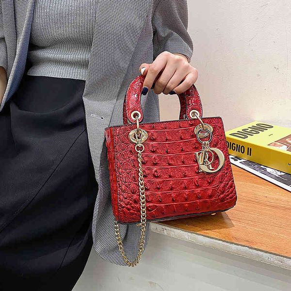 

luxury handbags women's 2021 new fashion alligator chain princess bag cbwn