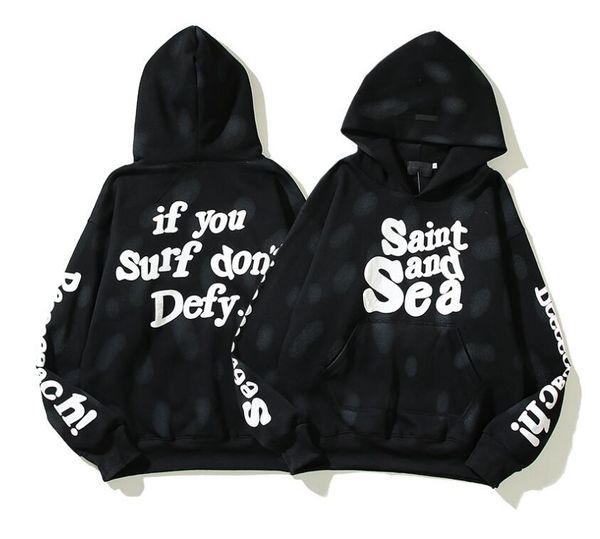 

black essentials hoodies for men women sweatshirts fleece hip hop hoodie coat