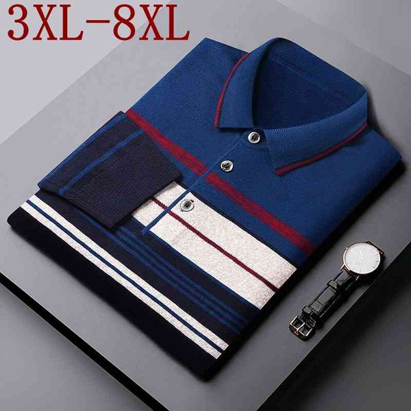 

men's sweaters casual men's loose sweatshirt, striped knit, autumn and winter, 8xl, 7xl, 6xl, brand, White;black