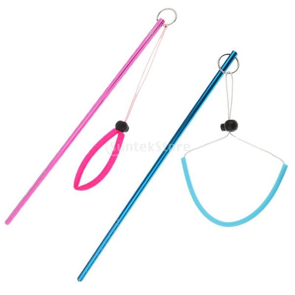 

pool & accessories 2 pcs scuba diving 13'' aluminum alloy lobster tickle pointer stick tank banger with measurement lanyard