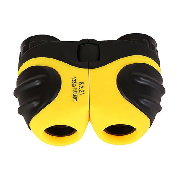 

telescope & binoculars rubber children's color fixed zoom non-slip portable field glasses gifts for children hd 8x21