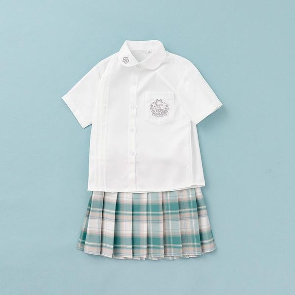 

clothing sets creative style jk uniform 2021 summer women tr long sleeve middle school student, White
