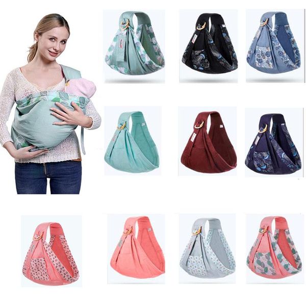

carriers, slings & backpacks baby carrier kangaroo born cradle backpack cotton sling wrap scarf nursing cover hip seat front facing horizont