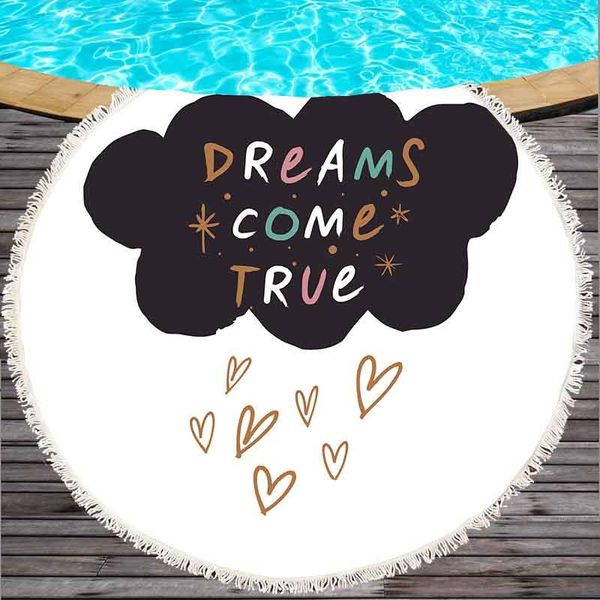 

towel weather big size beach mat 150cm round chiffon pool home shower blanket table cloth yoga