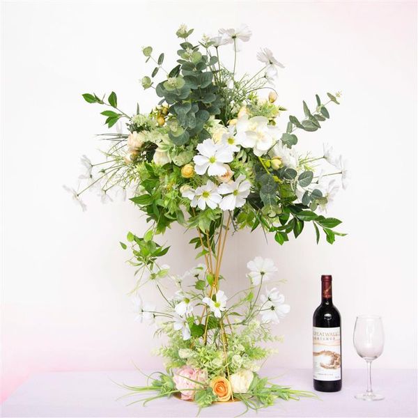 

decorative flowers & wreaths wedding props decoration tieyi table flower vase road guide shelf window shooting display