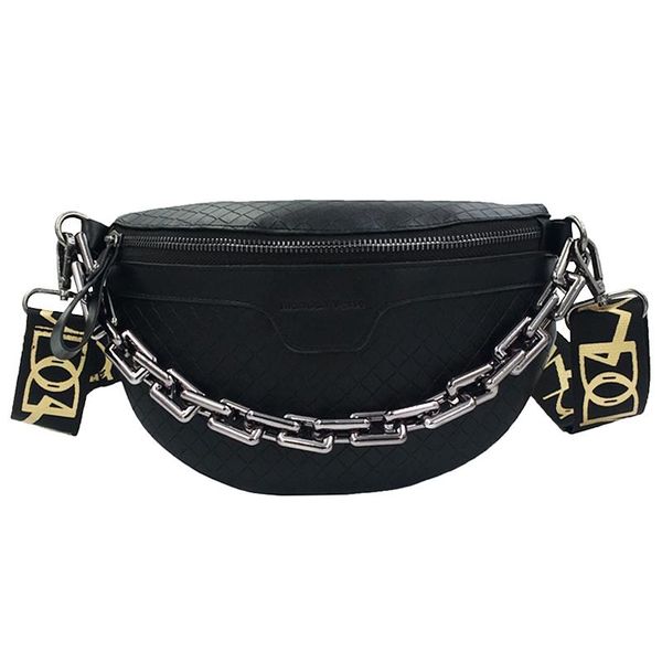 

duffel bags brand designer thick chain women's chest bag plaid crossbody female waist packs handbag fanny pack ladies belt purse