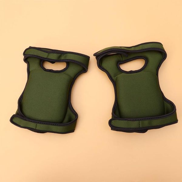 

elbow & knee pads 1 pair of sport kneelet elastic protector breathable knees braces confortable kneepad sports protective gear (green), Black;gray