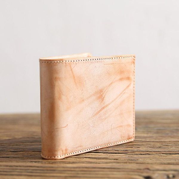 

special retro style wipe wax leather short wallet luxury vogue nature cowhide male female purse fashion cardholder wallets, Red;black